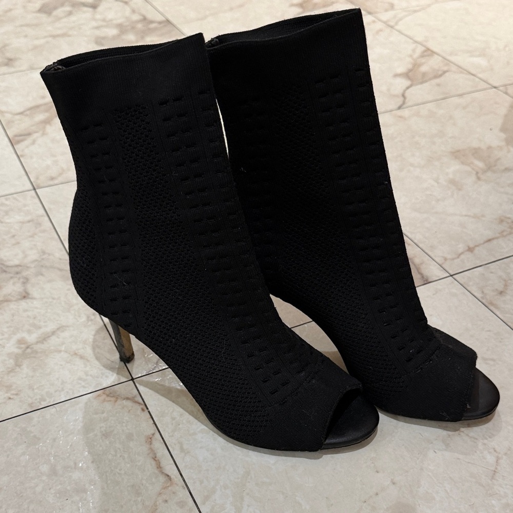 Allegra James sock heel booties